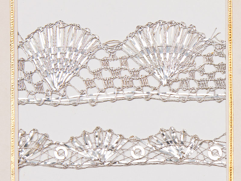 High-quality products from the processing of silver- and gold braid